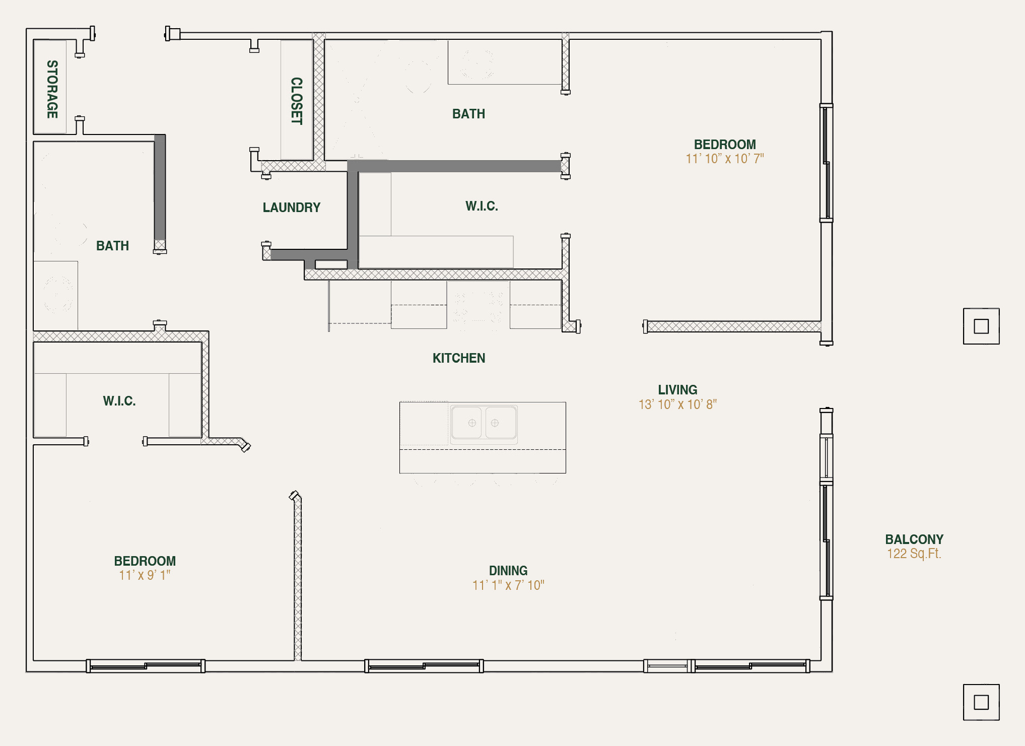 The Forest Edge floorplan