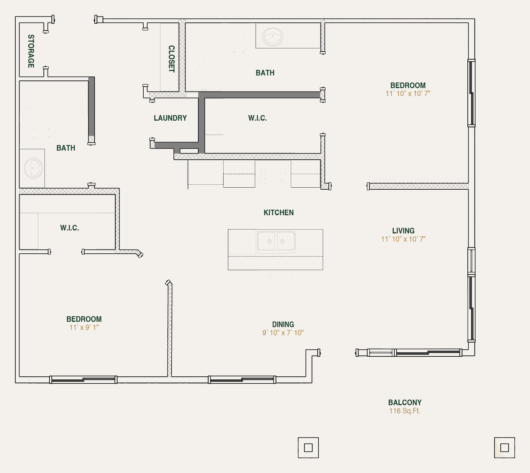 The Haven floorplan