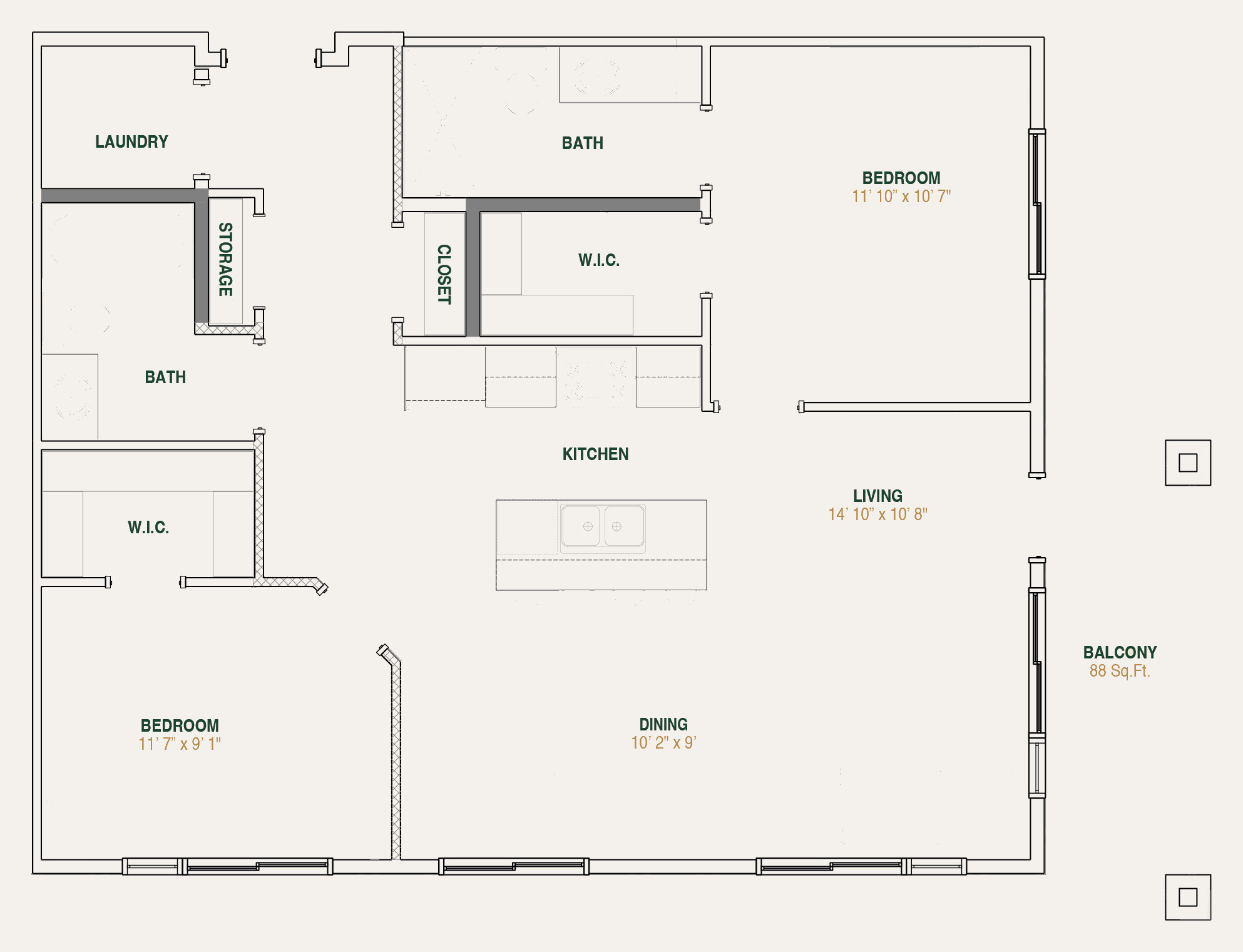 The Vista floorplan
