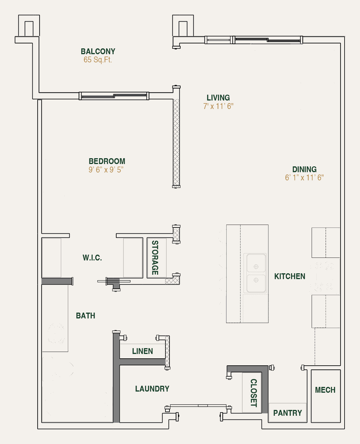 The Willow floorplan